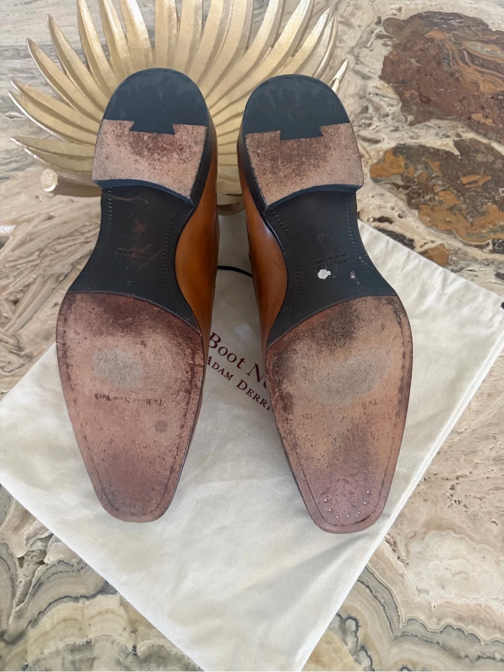 To Boot New York Brown Leather Medallion Toe Oxford Dress Shoes Men’s 11.5 Italy